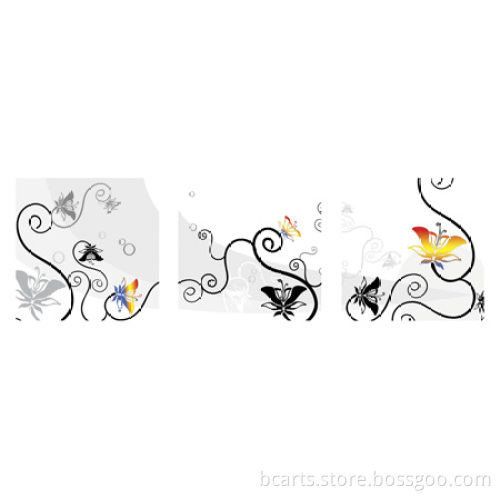 Wedding decor vintage rustic flower painting wall pictures for living room